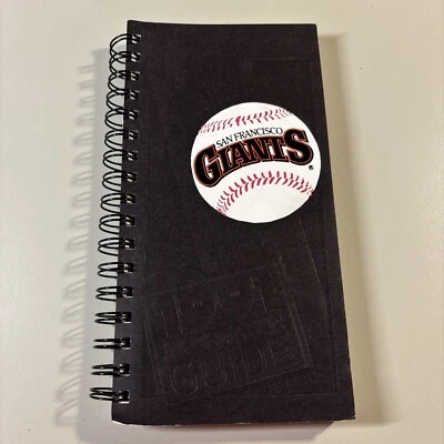 Vintage 1991 San Francisco GIANTS Will Clark Media Guide - Image 1 of 4