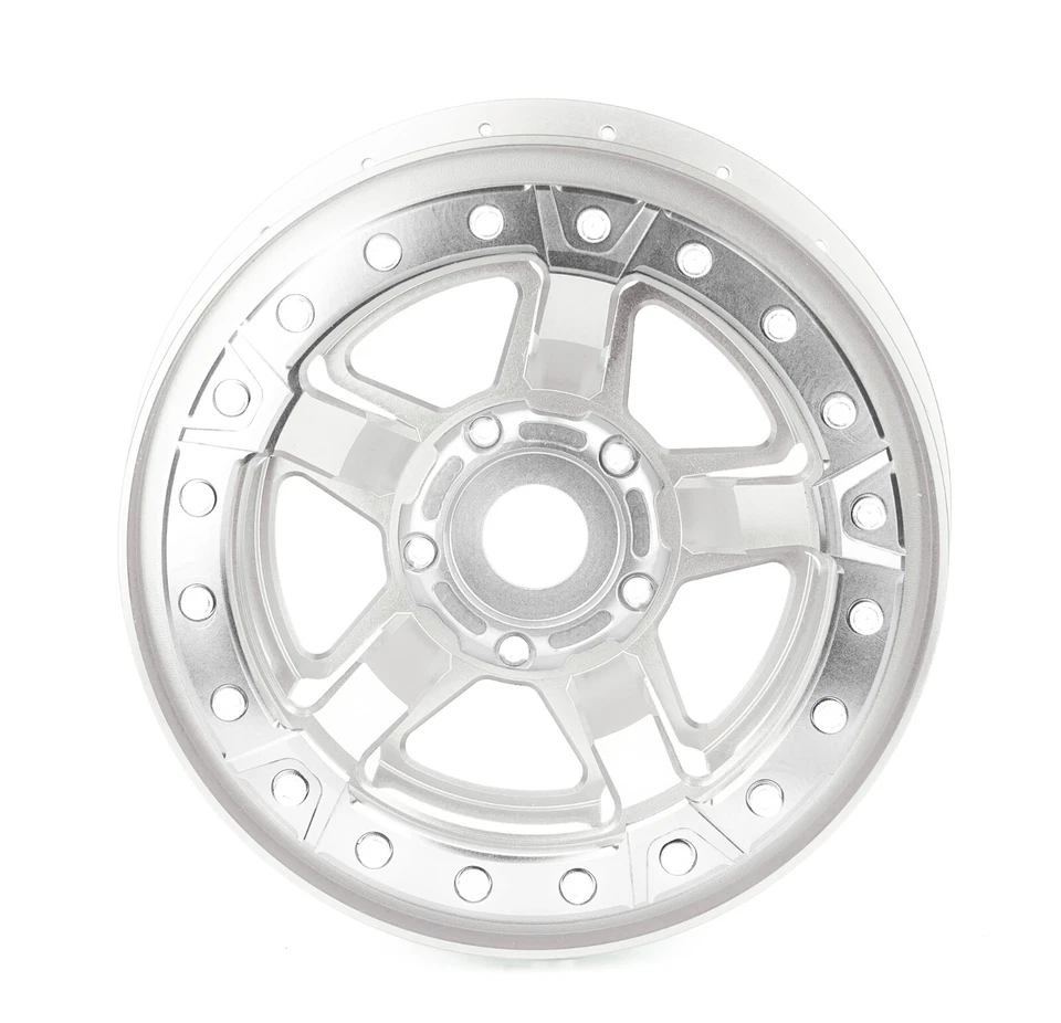 BeaxTurbo TRAXXAS XMAXX 8S/&XRT Aluminum Wheel for PRO-Line MX43 Tire 1P silver - Image 1 of 1