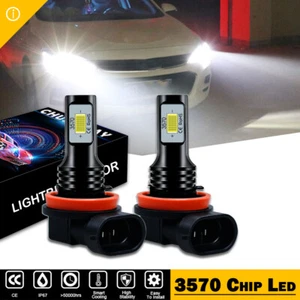 For BMW 1 2 3 4 5 6 7 X Series LED Fog Driving Light H11 6000K White Bright Bulb - Picture 1 of 12