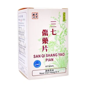 San Qi Shang Yao Pian– Notoginseng Form – TCM Kräuterformel – 60 Tabletten - Picture 1 of 2