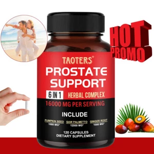 Soporte de próstata 6 en 1 - Salud del sistema urinario, mantener los niveles de testosterona - Imagen 1 de 9