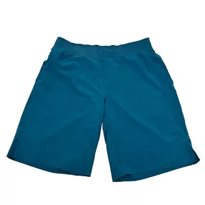 Lululemon Training T.H.E. Linerless Shorts Mens Large Teal M7AA3S Athletic Run - Picture 1 of 9