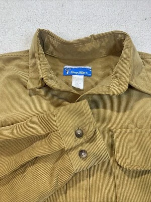 Stag Hill Corduroy Shirt Jacket Menswear Tan Button Up Western Style Vintage - Image 1 of 4