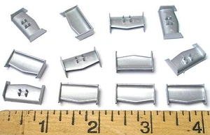 12pc 1981 TYCO HO Slot Car INDY FERRARI MICHELIN F-1 Formula WING BODY PART A+ - Picture 1 of 3