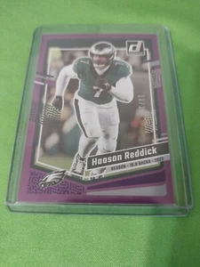 2023 Donruss Haason Reddick Purple /16 - Picture 1 of 3