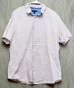 Banana Republic Purple Dotted Button Down Shirt Sz XLarge Tall - Picture 1 of 4