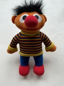 Muñeco de peluche Ernie Sesame Street 10" Playskool 1992 vintage juguete suave  - Imagen 1 de 5