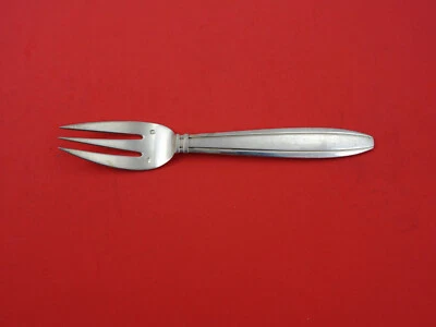 Tenedor de ensalada de plata esterlina Puiforcat Francia 3 dientes Art Deco 6 7/8" Foto 1 de 2