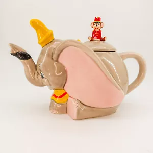 COSÌ COM'È Vintage Walt Disney Company Dumbo Elefante Teiera Timoteo Topo Coperchio Messico - Foto 1 di 6