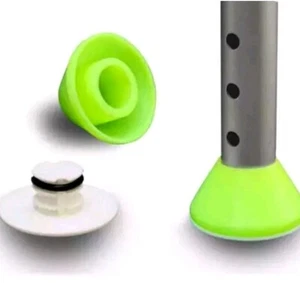 NEU Walker Untersetzer Gleiter Spitzen * gelb/grün passt Standard 1" Schlauch - Bild 1 von 6