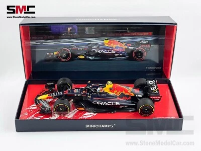 Red Bull F1 RB18 Sergio Perez Saudi Arabian 1st Career Pole 2022 1:18 MINICHAMPS - Image 1 of 4