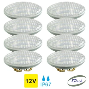8 Pack PAR36 LED Landscape Light Bulb 12V 9W Waterproof Wide Beam Red Green Blue - Picture 1 of 13
