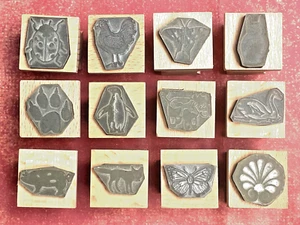 English Stamp Company Rubber Stamp - small 1 inch size stamps of Animals - Picture 1 of 58