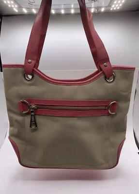 BOLSA FRANCO SARTO "Candy Coated" lona leve com zíper fechado NOVA com TAG - Imagem 1 de 4