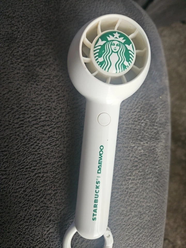 Mini ventilador portátil Starbucks mini ventilador de mano Foto 1 de 4