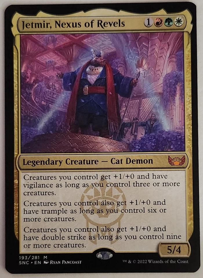 Jetmir, Nexus of Revels MTG SNC 193 Mythic Naya NM WinCon Commander Tokens - Image 1 of 1