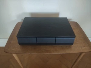 Vintage Audio Cassette 3 Drawer Black Ash Storage Box Holds 36 Tapes - Picture 1 of 7