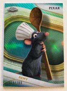2025 Topps Chrome Disney #117 Remy Aqua #009/199 - Foto 1 di 2