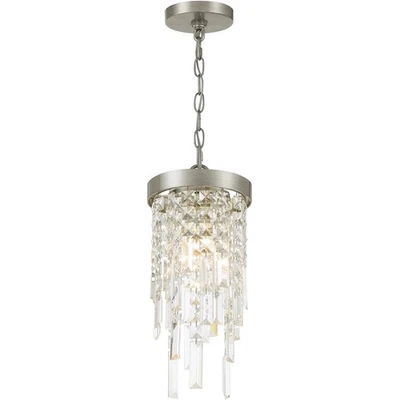 Мини-кулон Crystorama WIN-210-SA-CL-MWP Winfield антикварное серебро - Изображение 1 из 4
