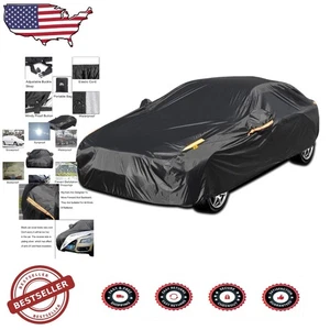 Waterproof Sedan Car Cover - UV Protection, Windproof, 191-201" Universal Fit - Picture 1 of 9