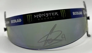 F1, FORMULA 1 MCLAREN LANDO NORRIS SIGNED 1/2 BELL MINIHELMET VISOR MONSTER 2024 - Picture 1 of 6