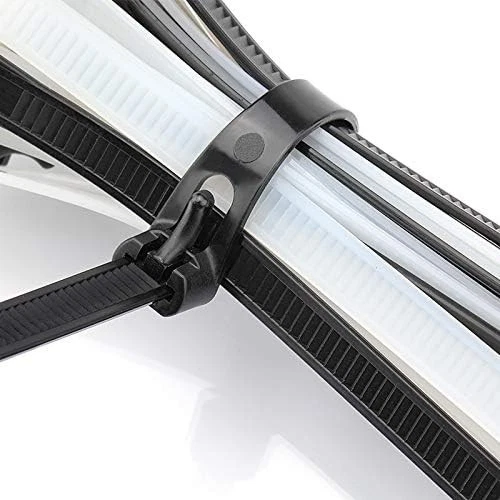 Uxcell Wiederverwendbare Kabelbinder – 60 Stück, 45,7 Cm Lang, Nylon, Weiß – Zum Ordnen Von Kabeln, Drähten & Mehr