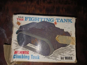 Tanque de Lucha de Escalada Vintage Años 60 Marx Cuerda en Caja Original (#462) - Imagen 1 de 8