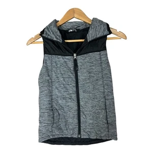 The North Face Girls Size MEDIUM 10/12 Pseudio Vest Dark Gray Heather - Picture 1 of 4