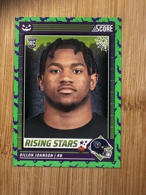 2024 Score A Treat Halloween #16 Dillon Johnson (RC) Bats Tennessee Titans - Image 1 of 2