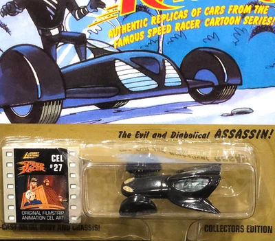 Coche coleccionable Johnny Lightning Chase Assassin White Lightning Speed Racer Foto 1 de 4