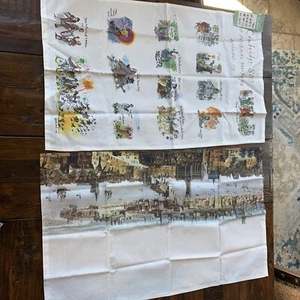 2pc KITCHEN TEA TOWELS Set MUSEUM OF LONDON, Premium Cotton 18x29 - Bild 1 von 8