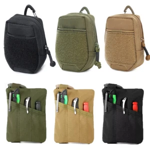 Tactical Small Molle Pouch EDC Gear Waist Bag Pocket Coin Purse Key Case Wallet - Picture 1 of 27