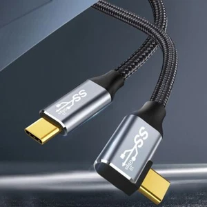 100W 4K 60HZ Audio Video Cord Type C Cable 10Gbps USB 3.1 Gen 2 Fast Charging - Picture 1 of 14
