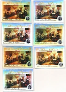7X 2006 TOPPS CHROME DECLARATION OF INDEPENDENCE REFRACTOR INSERT LOT FRANKLIN - Picture 1 of 1