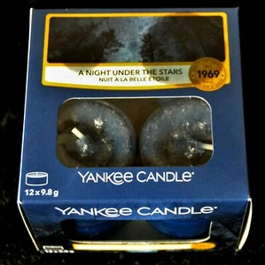 Yankee Candle  TEELICHTER A NIGHT UNDER THE STARS , 12 Stck. Selten - Picture 1 of 1