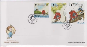 GUERNSEY 2010 Penny the Postie/Europa '10/Children's Books SG 1333/5 FDC PIRATES - Picture 1 of 1