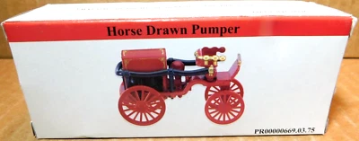 Reader's Digest~Horse Drawn Pumper 2001 PR00000669.03.75 NIB (1906 Model) Car - Image 1 of 4
