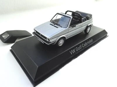 Volkswagen VW Golf 1 Cabrio Modellino NOREV 1:43 Argento 840073 - Immagine 1 di 4