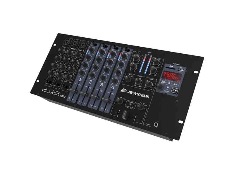 JB Systems CLUB7-USB DJ Mischpult - Schwarz