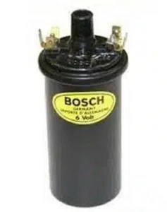 PORSCHE 356 Black 6 Volt Coil 0.221.124.001 - Picture 1 of 1
