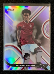 Topps Finest MLS #19 2022 | ABOUBACAR KEITA | Colo. Rapids; refractor paralelo - Imagen 1 de 2