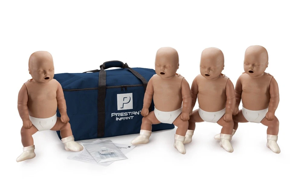 Prestan PPIM400MDS Infant CPR Manikins With Monitors Medium Skin - Pack of 4