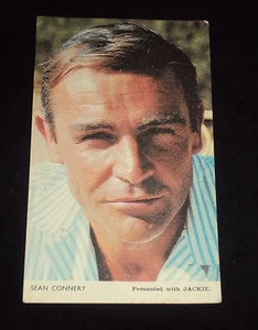Fotografía Vintage Del Actor Sean Connery James Bond 007 Presentada Con Jackie - Picture 1 of 5