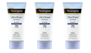 BL New! Neutrogena Ultra Sheer Spf#70 Dry Touch Lotion 5oz (10478)PK OF 3 - Picture 1 of 1