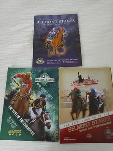Belmont Stakes Programs (3) 2011-2012-2013 - Picture 1 of 2