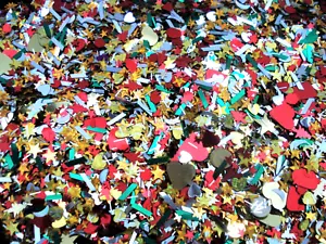 Mezcla de Dispersos de Navidad 25g Hágalo Usted Mismo Decoraciones de Mesa Ocasiones - Imagen 1 de 2