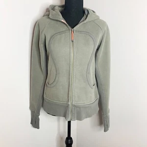  Lululemon Athletica Women's Olive/Gray Scuba Warm Hoodie - Picture 1 of 7