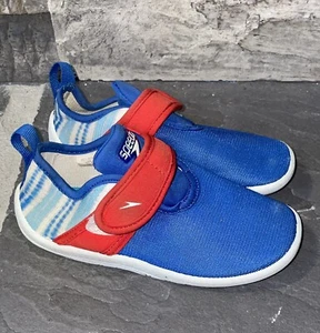 Speedo Toddler Shore Explorer Water Shoes Blue Tie-Dye Size L 9/10 - Picture 1 of 4