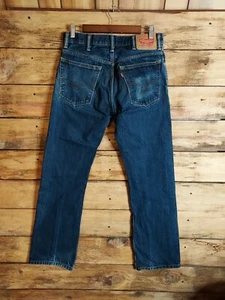 Vtg Levis Jeans Mens 32x32 517 Dark Wash Vintage Blue Jeans - Picture 1 of 12