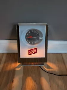Reloj de caja registradora vintage Schlitz con letrero iluminado de cerveza (no funciona) - Imagen 1 de 12